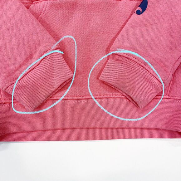 Carhartt Girls’ Long Sleeve Half-zip Pink Sweatshirt w/ Hood & Pockets Size 2T - Picture 6 of 12